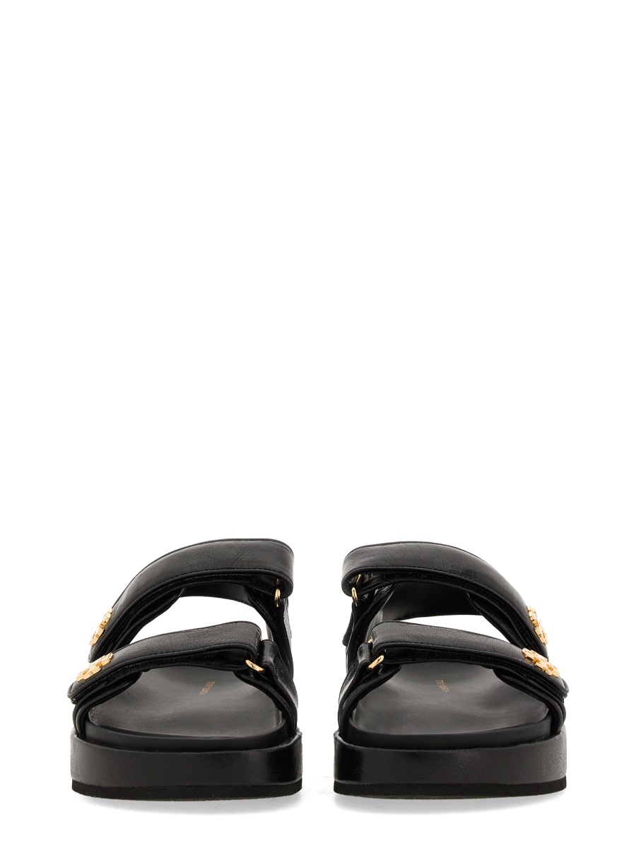 Tory Burch Black Kira Ankle Strap Sandals Zwart