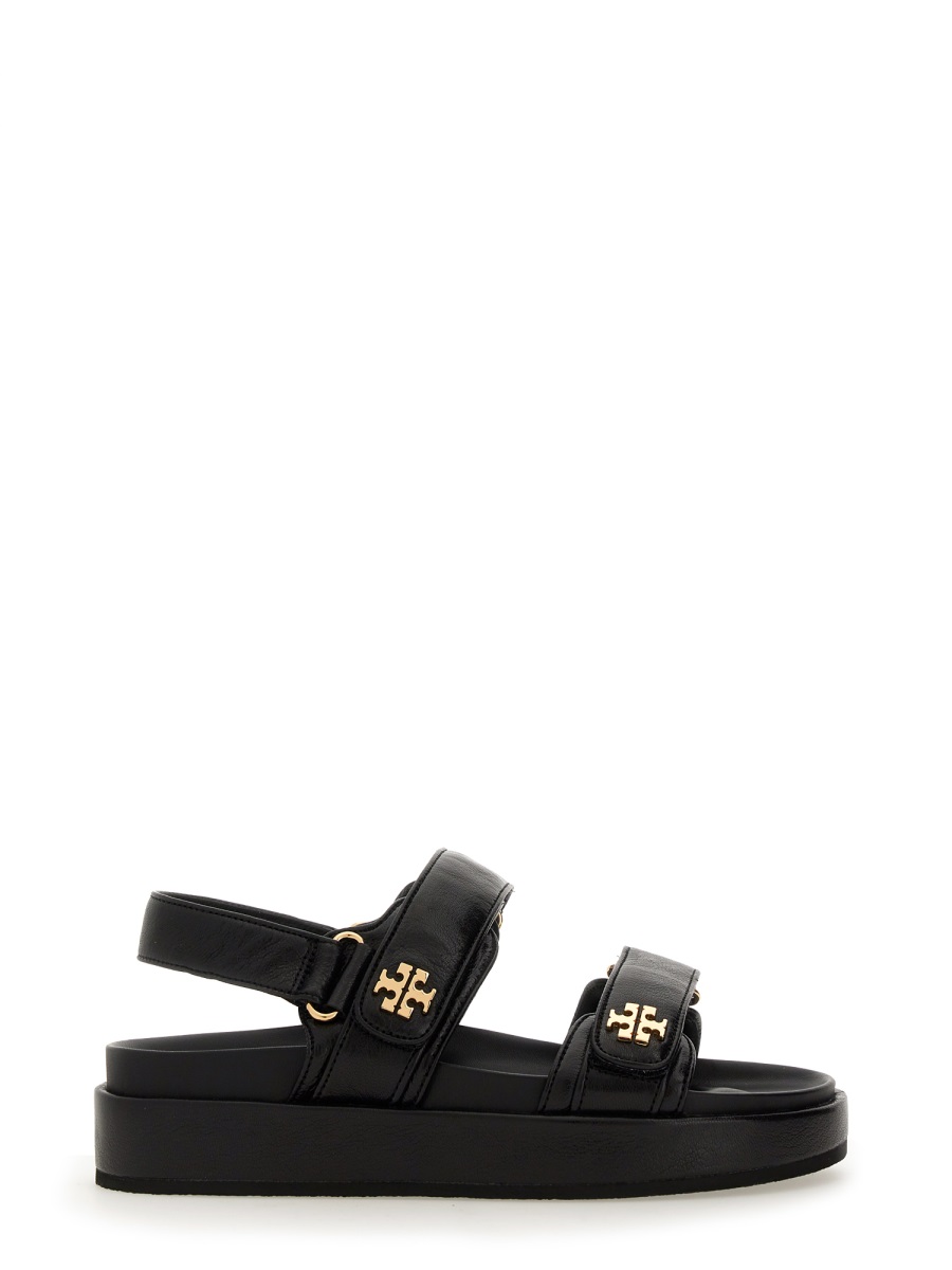 Tory Burch Black Kira Ankle Strap Sandals Zwart