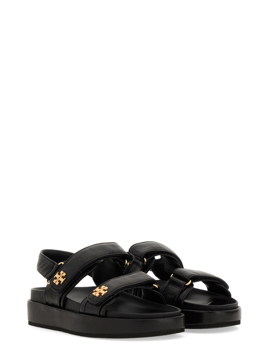 Tory Burch Black Kira Ankle Strap Sandals Zwart