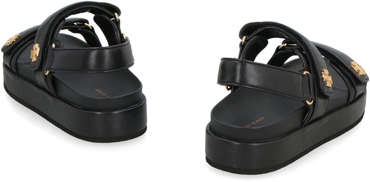Tory Burch Kira leather sandals Zwart
