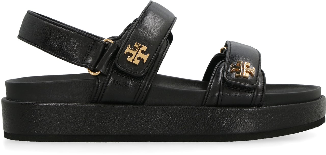 Tory Burch Kira leather sandals Zwart