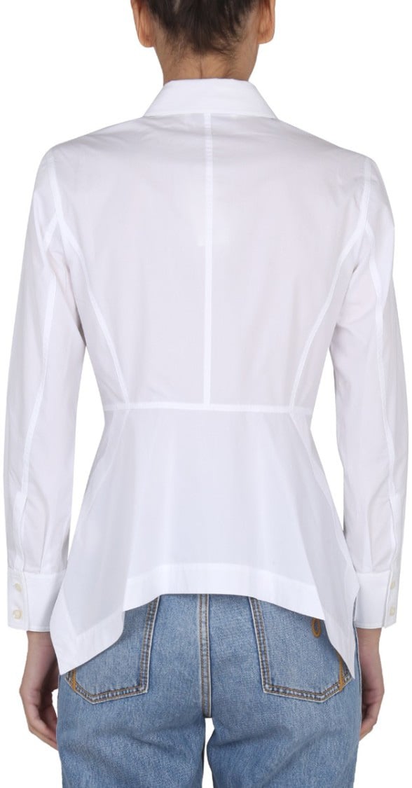 Tory Burch Poplin Shirt Wit