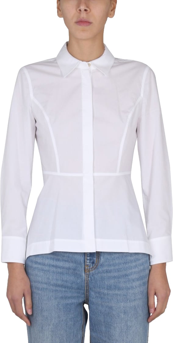 Tory Burch Poplin Shirt Wit