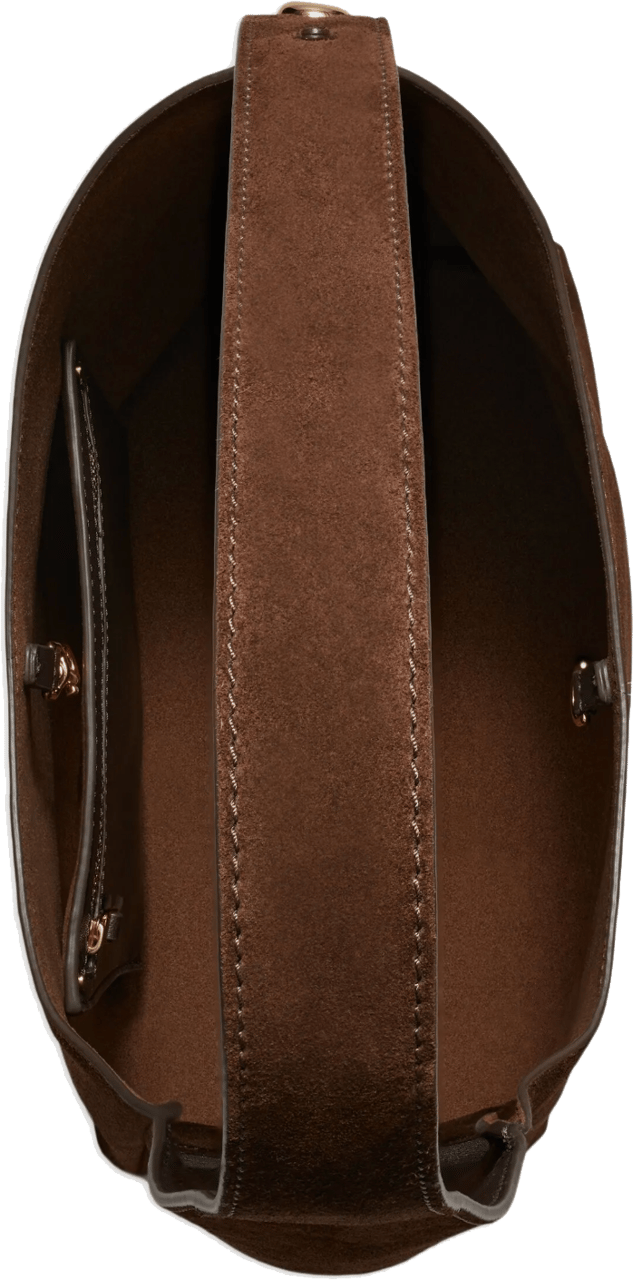 Tory Burch Romy Hobo Dark Cocoa Bruin