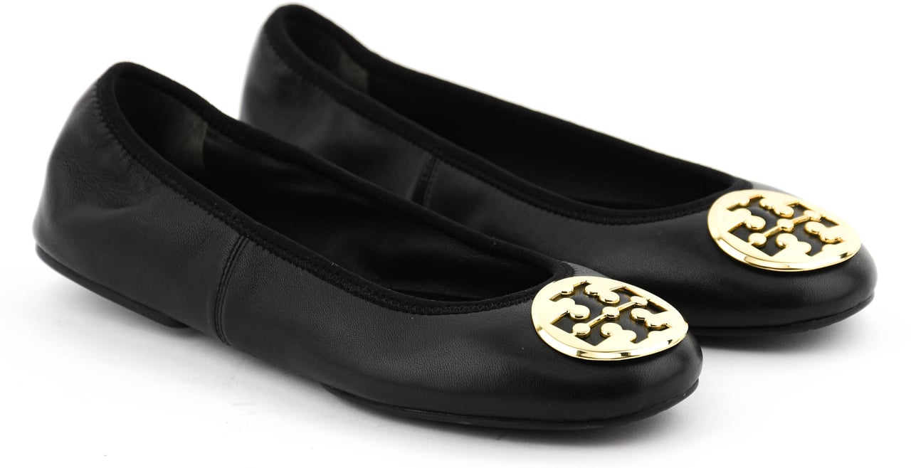 Tory Burch Reva Travel Ballet Black Zwart