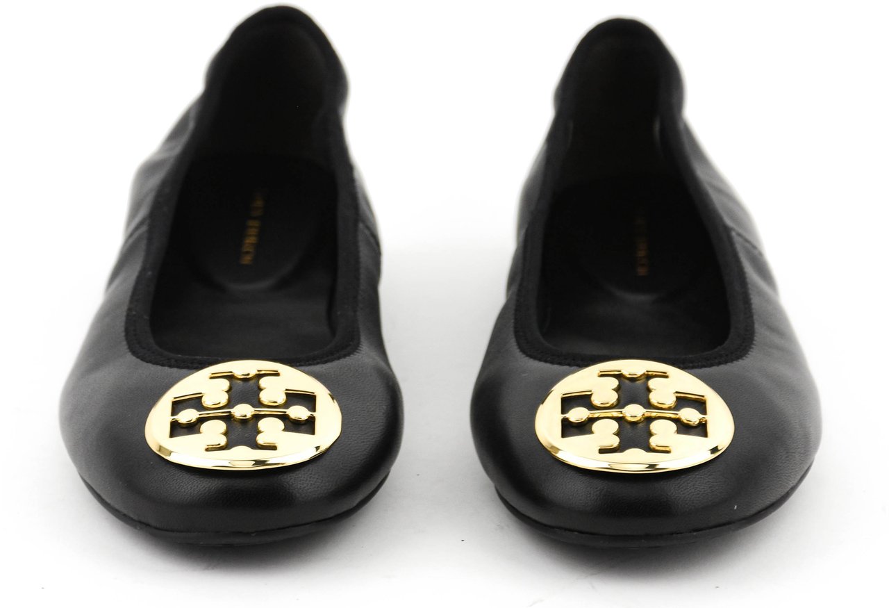 Tory Burch Reva Travel Ballet Black Zwart