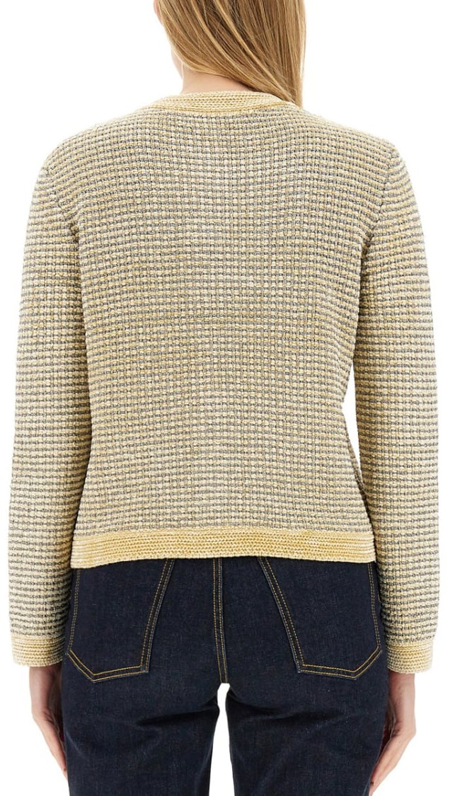 Tory Burch Kendra Cardigan Neutraal