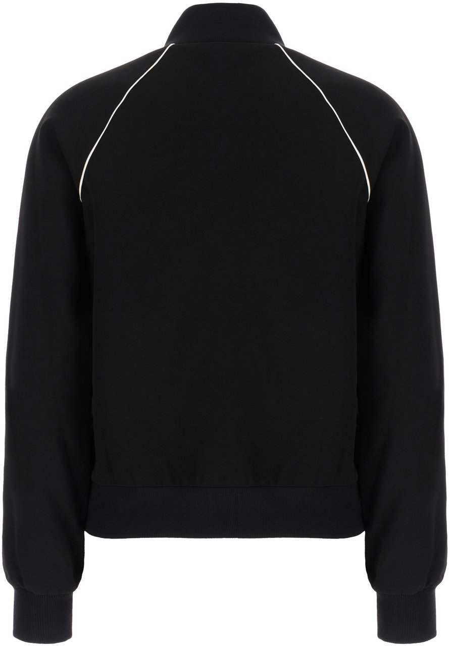 Tory Burch Tory Burch Black triacetate blend sweatshirt Zwart