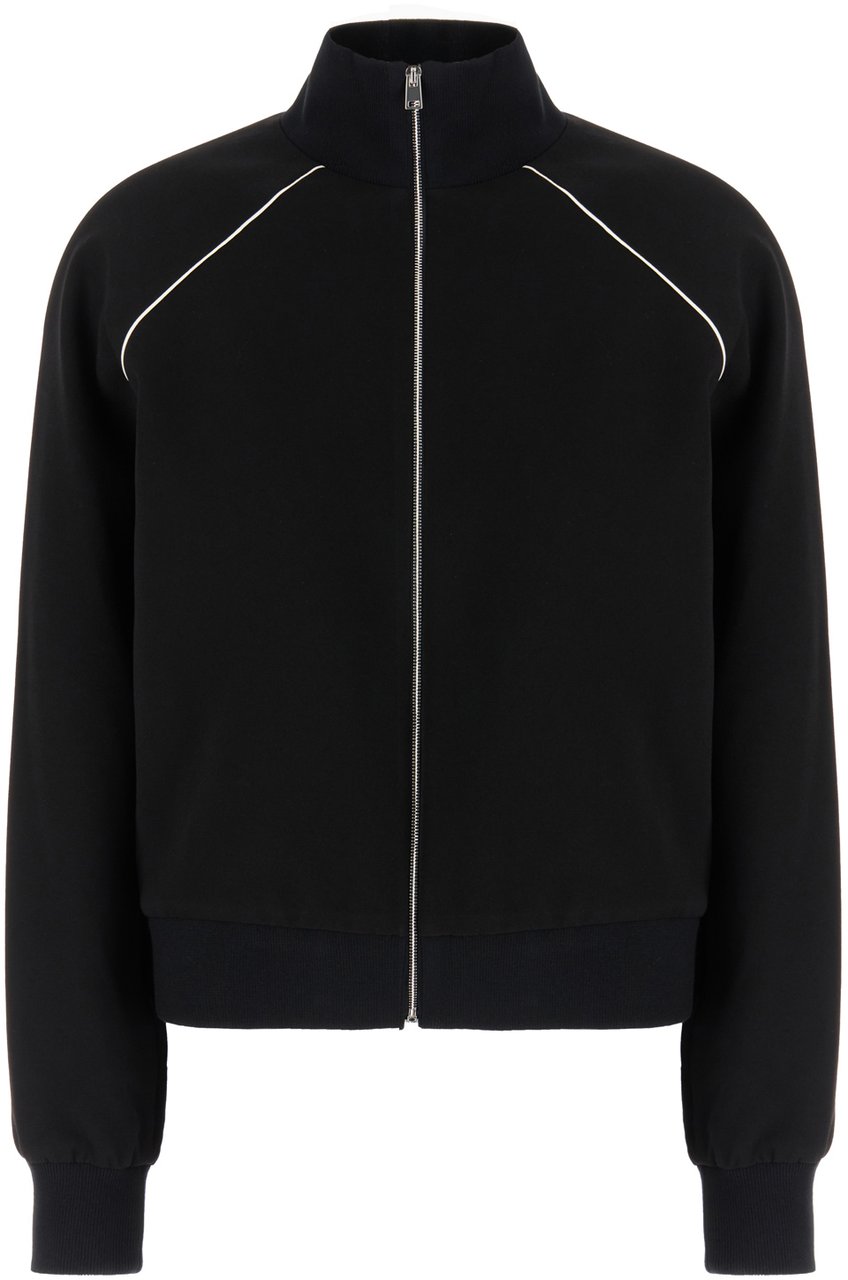 Tory Burch Tory Burch Black triacetate blend sweatshirt Zwart