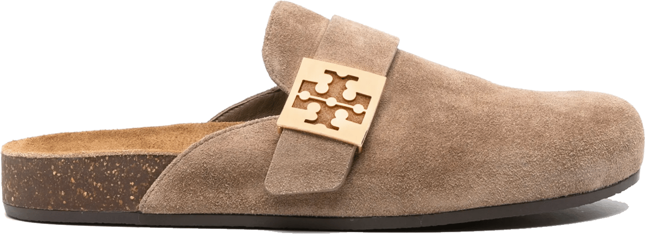 Tory Burch Mellow Mule River Rock Golf Beige
