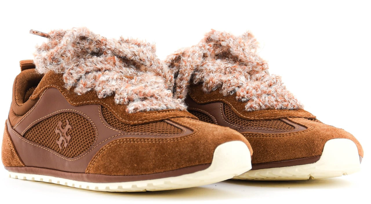 Tory Burch Field Sneaker Cognaq Brown Divers