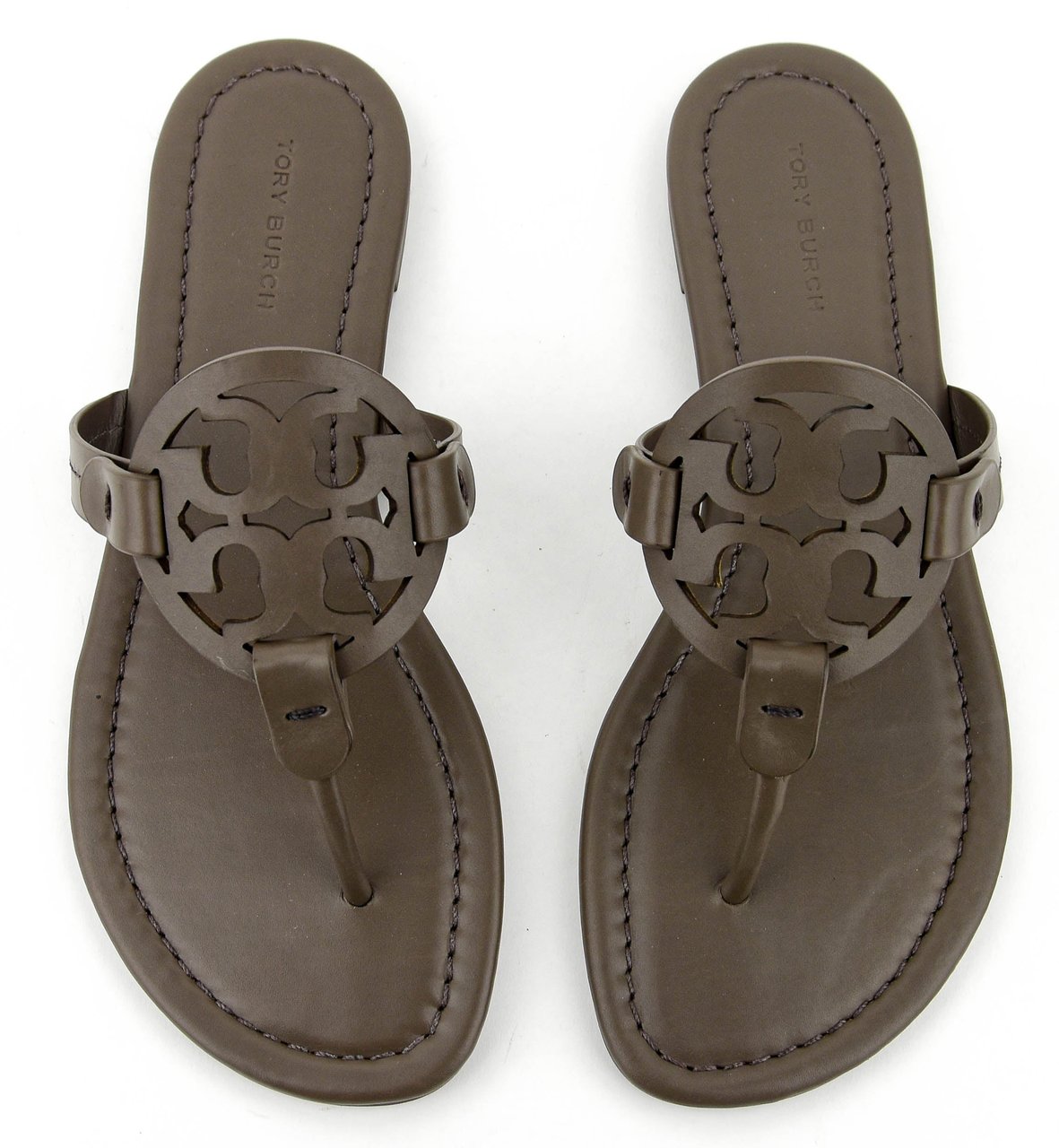 Tory Burch Miller Sandel Dusk Smoke Beige