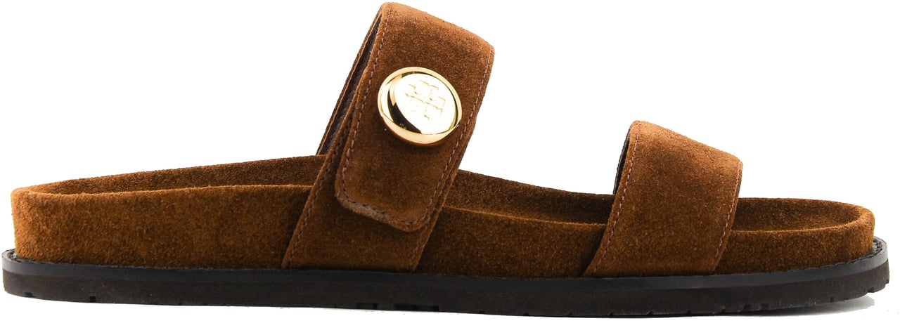Tory Burch Romy Sport Slide Cognac Divers