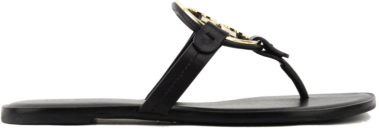 Tory Burch Tory Buch Metal Miller Black/gold Zwart