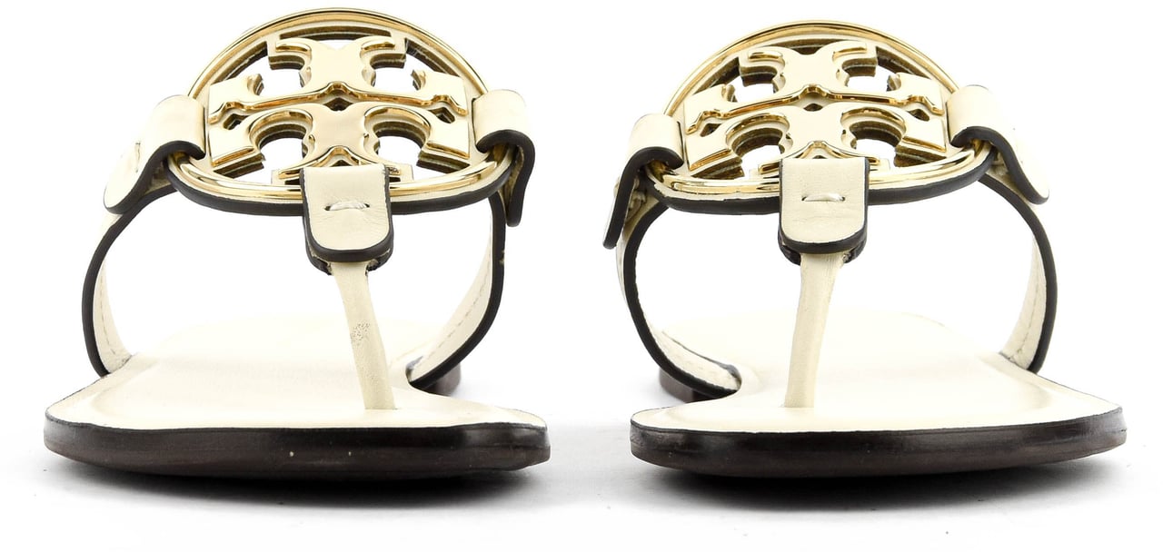 Tory Burch Tory Buch Metal Miller Light Cream/gold Beige