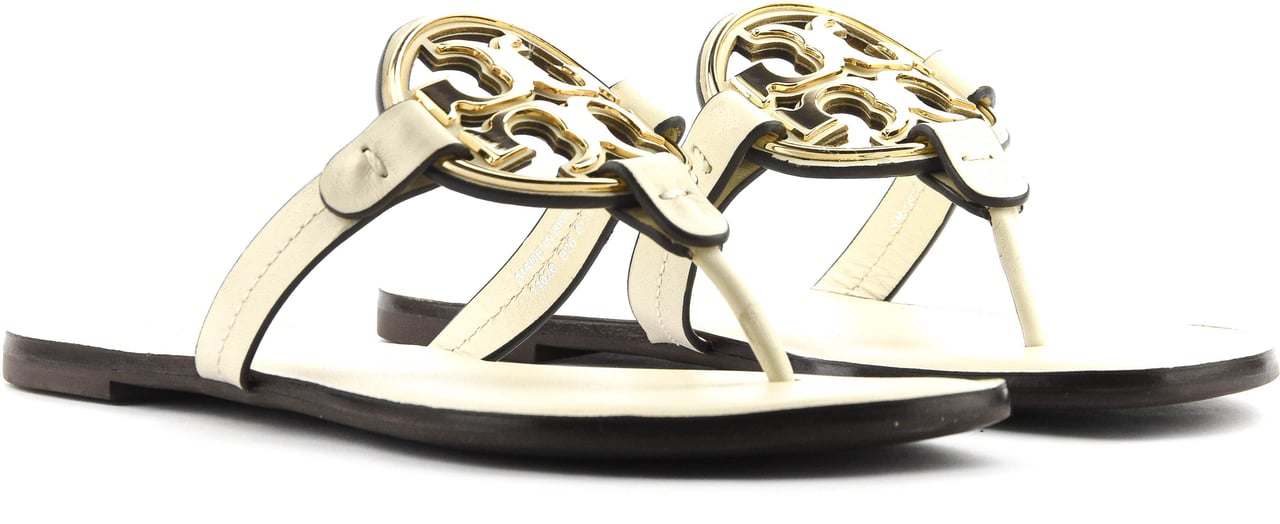 Tory Burch Tory Buch Metal Miller Light Cream/gold Beige
