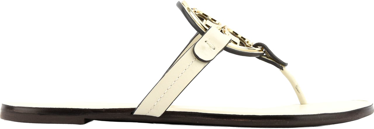 Tory Burch Tory Buch Metal Miller Light Cream/gold Beige
