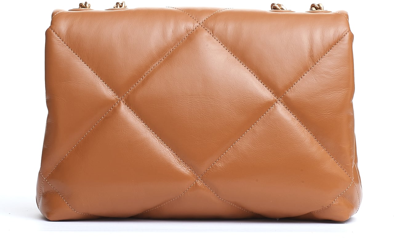 Tory Burch Kira Diamond Convertible Cuoio Bruin