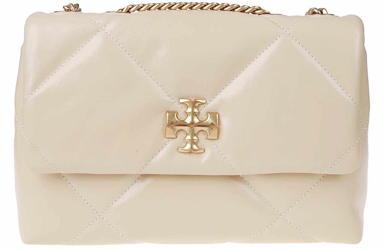 Tory Burch Kira Small Diamond Quilt Convertible Shoulder Bag Nude & Neutrals Beige