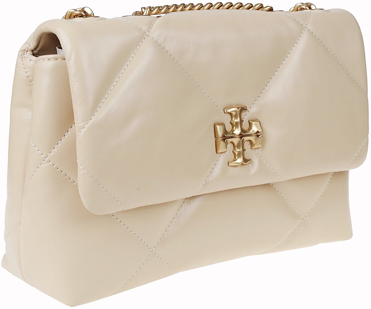 Tory Burch Kira Small Diamond Quilt Convertible Shoulder Bag Nude & Neutrals Beige