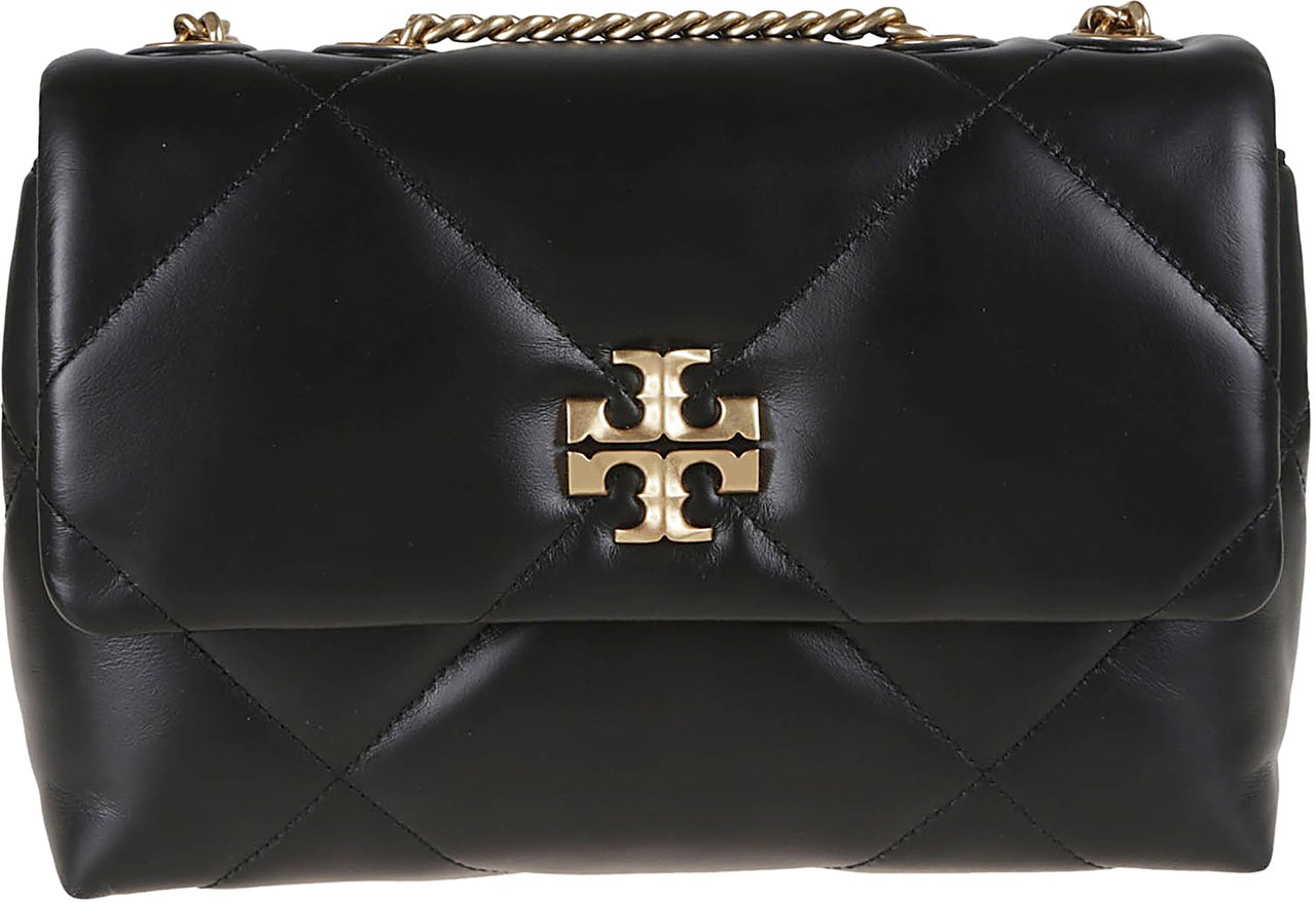 Tory Burch TORY BURCH Kira Diamond Quilt Small Convertible Shoulder Bag Zwart