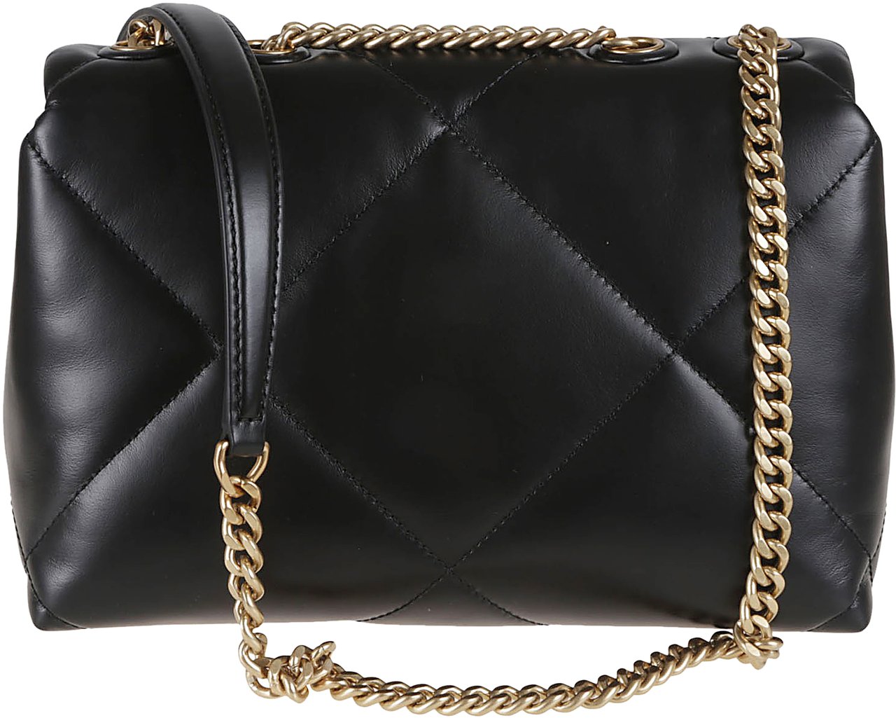 Tory Burch TORY BURCH Kira Diamond Quilt Small Convertible Shoulder Bag Zwart