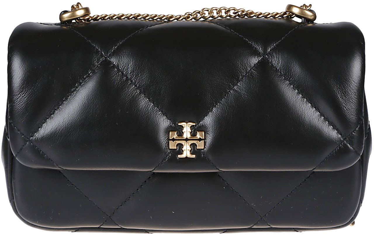 Tory Burch Kira Mini Flap Bag Black Zwart