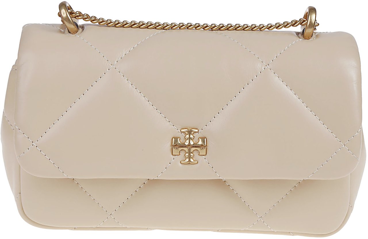 Tory Burch Kira Mini Flap Bag White Wit