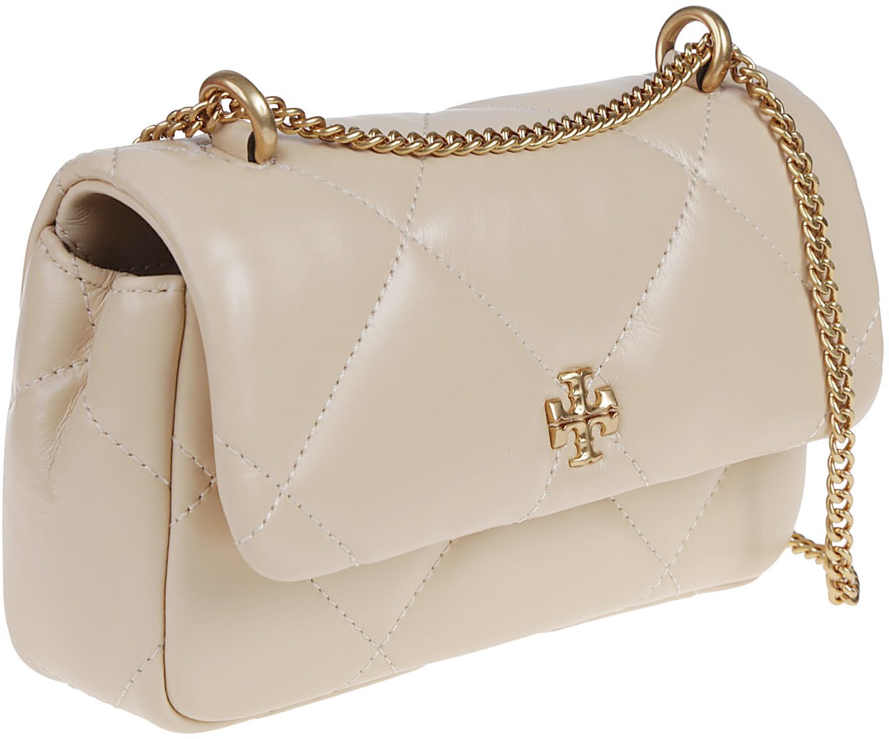 Tory Burch Kira Mini Flap Bag White Wit