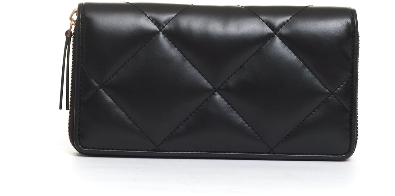 Tory Burch Portafoglio Zip Continental Nero Zwart