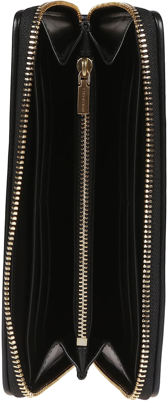 Tory Burch Kira Diamond Continental Wallet Black Zwart