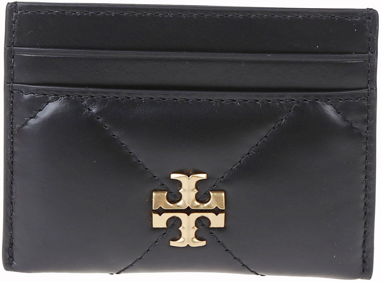 Tory Burch Kira Diamond Card Case Black Zwart