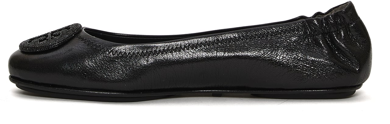 Tory Burch Minnie Travel Ballerina Nera Zwart