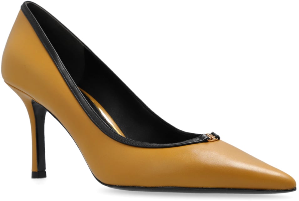 Tory Burch Double T Logo Pumps Bruin