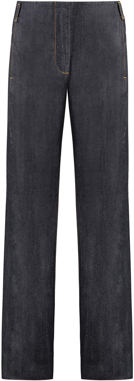 Tory Burch Wide-leg jeans Blauw