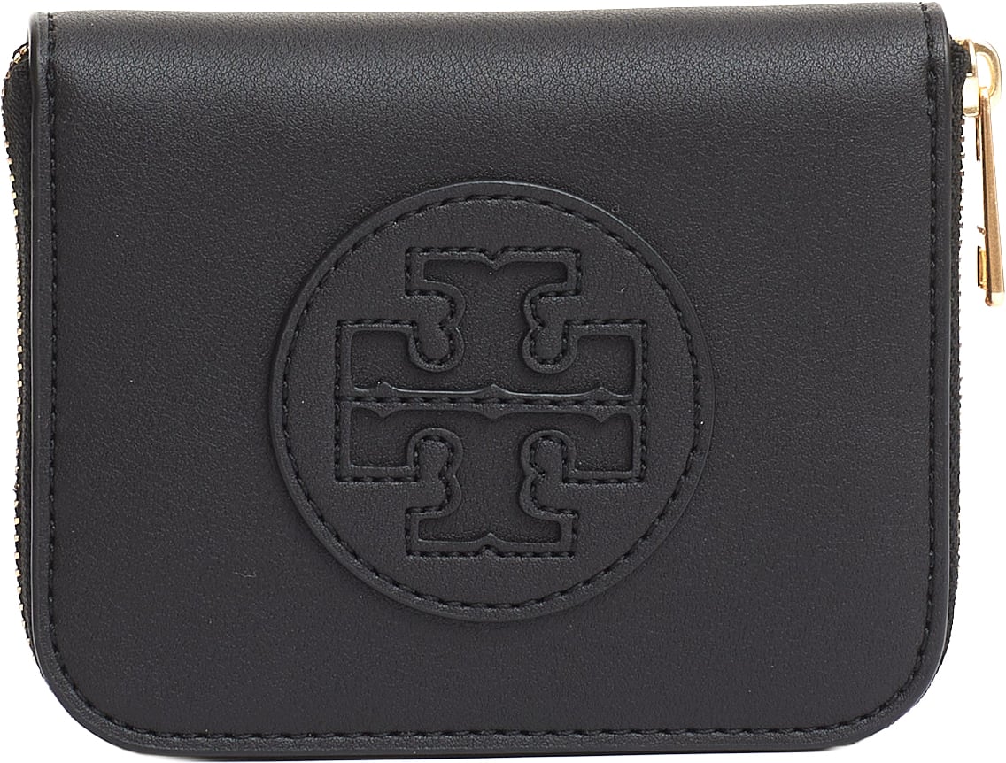 Tory Burch Small Zip Portafoglio Nero Zwart