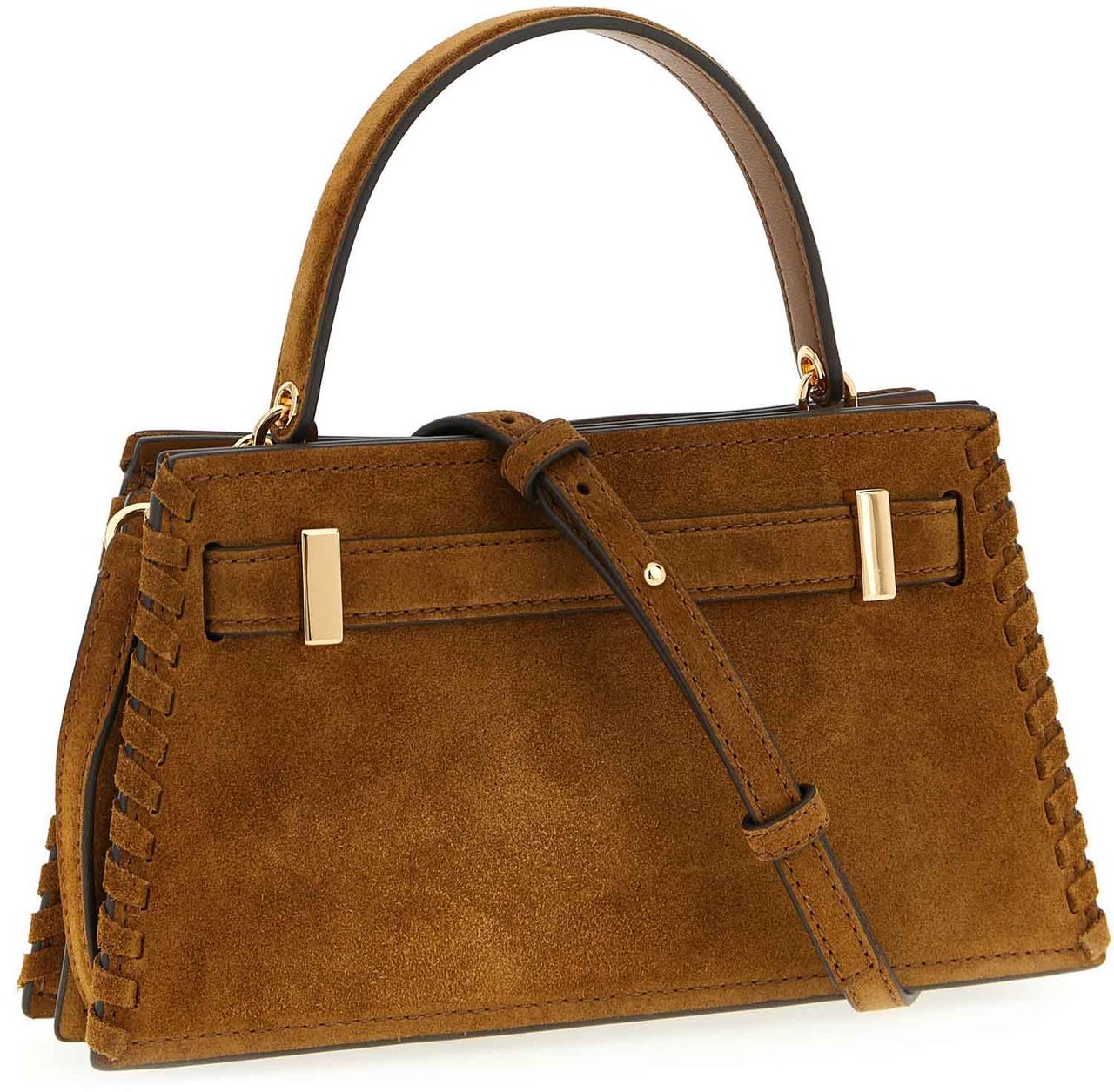 Tory Burch Brown Bovine Leather Handbag Bruin
