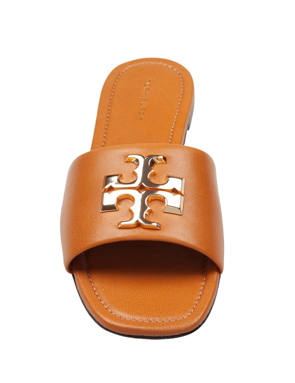 Tory Burch Tory burch slide eleanor in caramel color leather Bruin
