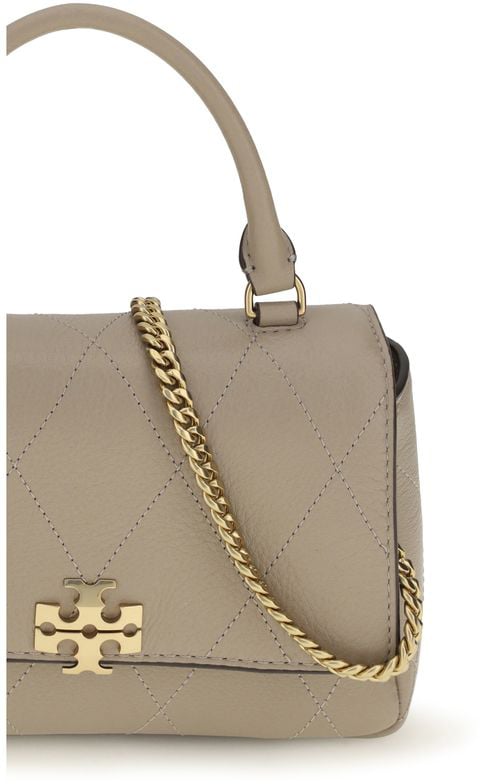 Tory Burch Beige Calf Leather Bos Taurus Wallet Beige