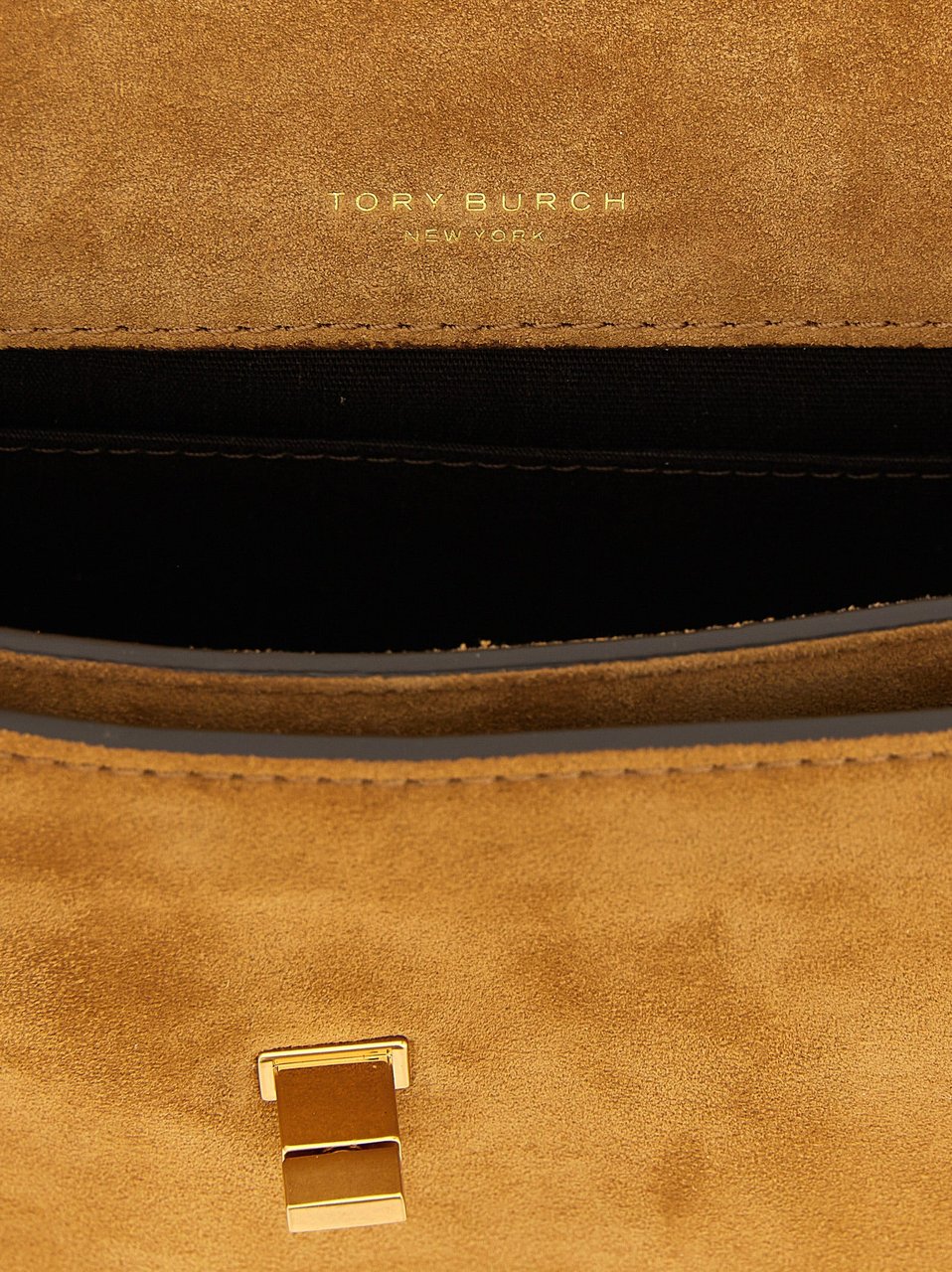 Tory Burch Brown Calfskin Shoulder Bag Bruin
