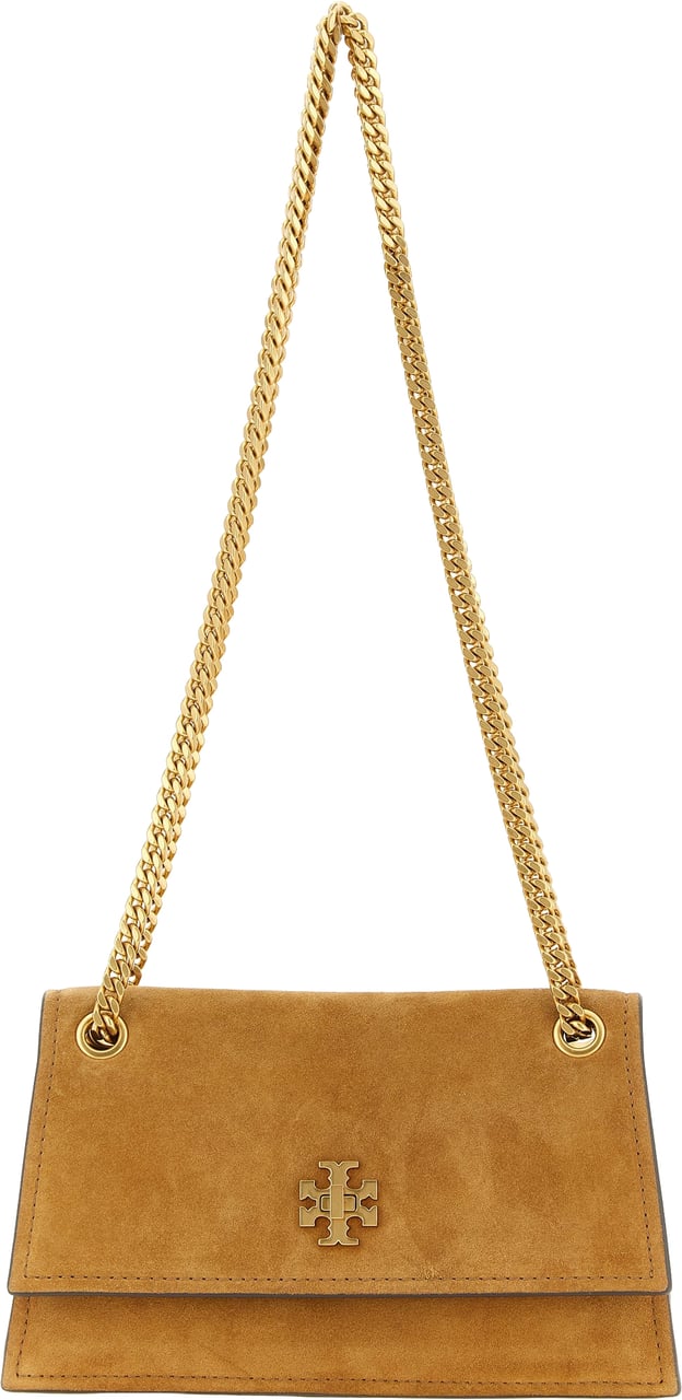 Tory Burch Brown Calfskin Shoulder Bag Bruin