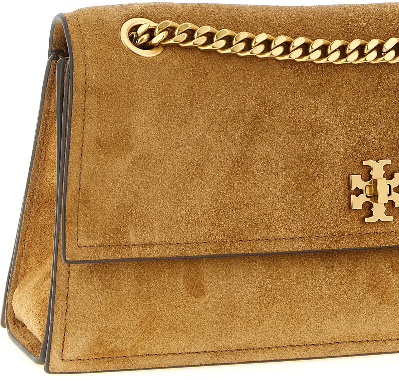Tory Burch Brown Calfskin Shoulder Bag Bruin