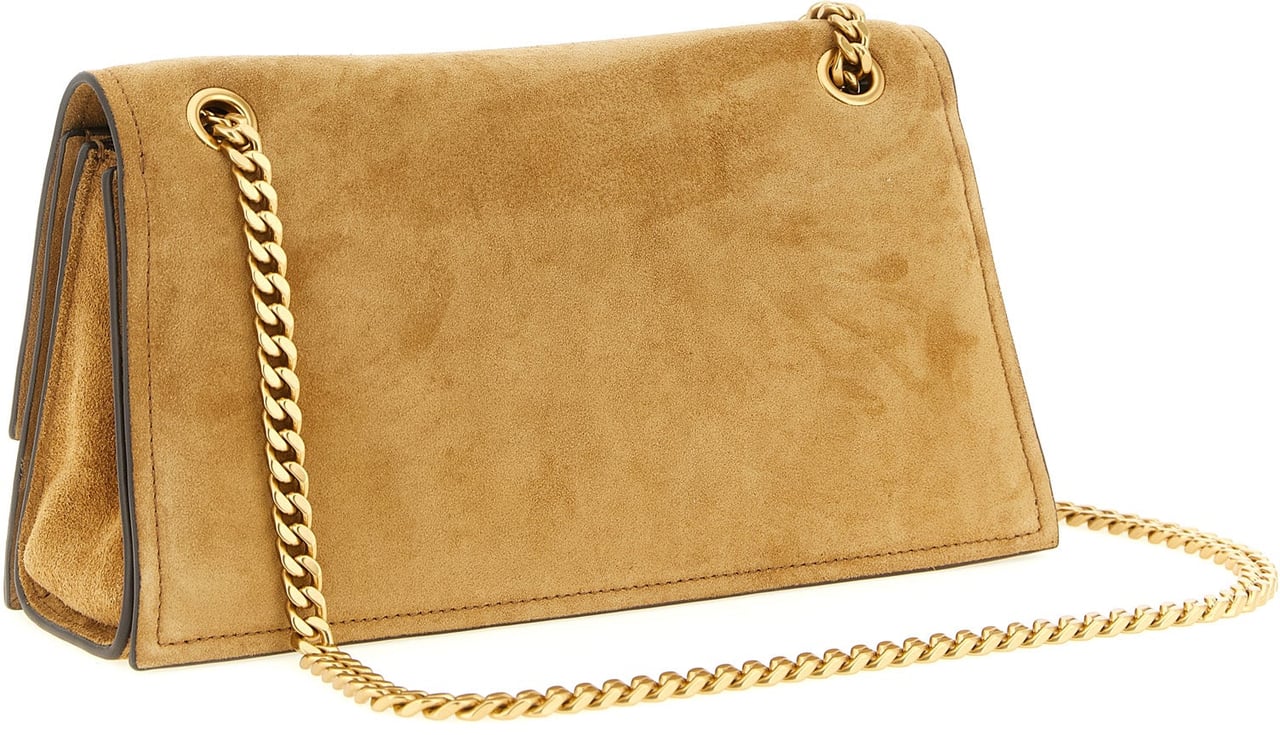 Tory Burch Brown Calfskin Shoulder Bag Bruin