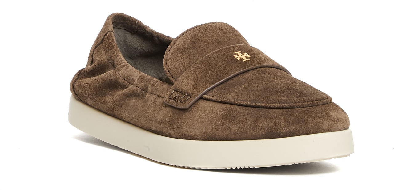 Tory Burch Mocassino Camoscio Palude Beige