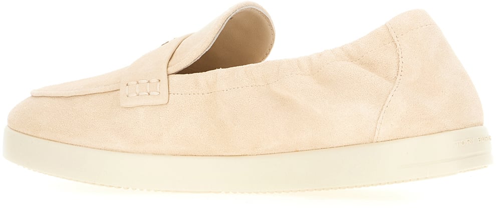 Tory Burch Tory Burch Sand suede Sport loafers Neutraal