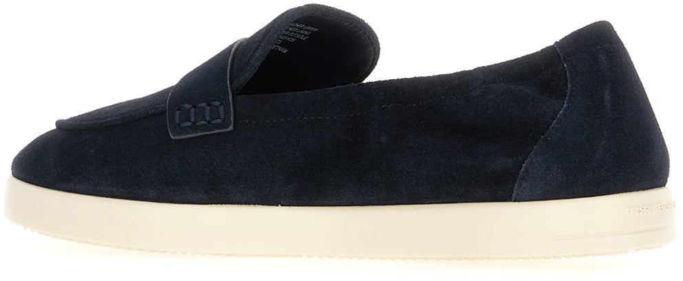 Tory Burch Tory Burch Midnight blue suede Sport loafers Blauw