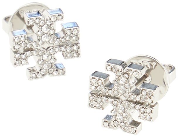 Tory Burch Tory Burch Silver brass Kira earrings Zilver