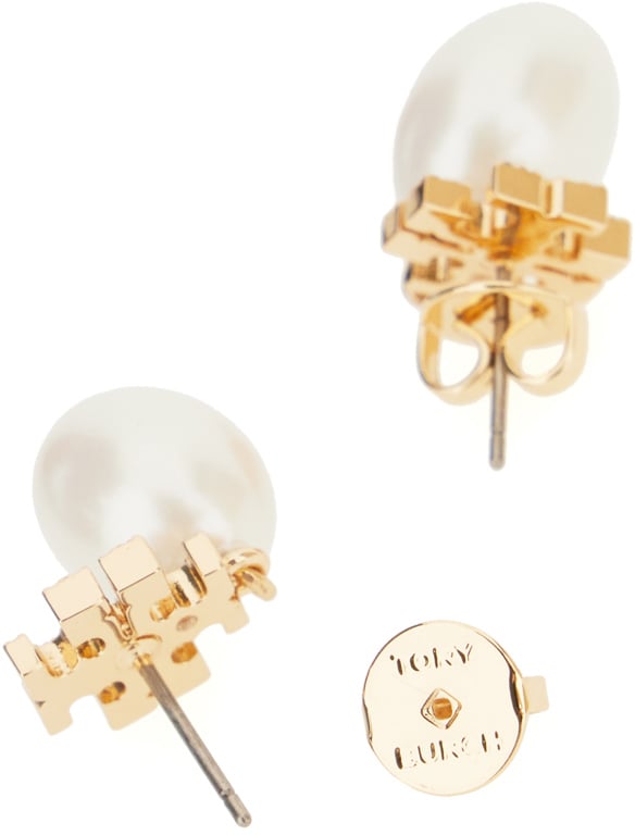 Tory Burch Tory Burch Metal Kira pavÃ© pendants earrings Metallic