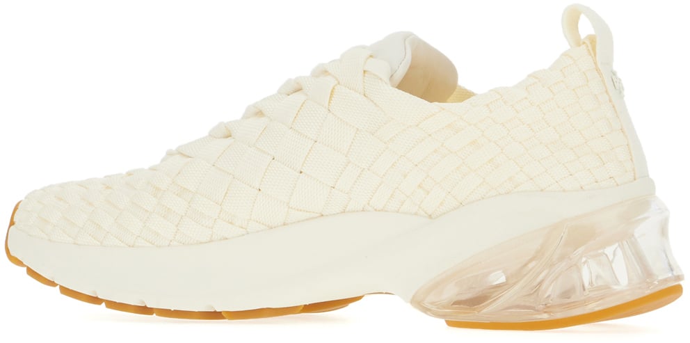 Tory Burch Tory Burch Ivory fabric sneakers Neutraal