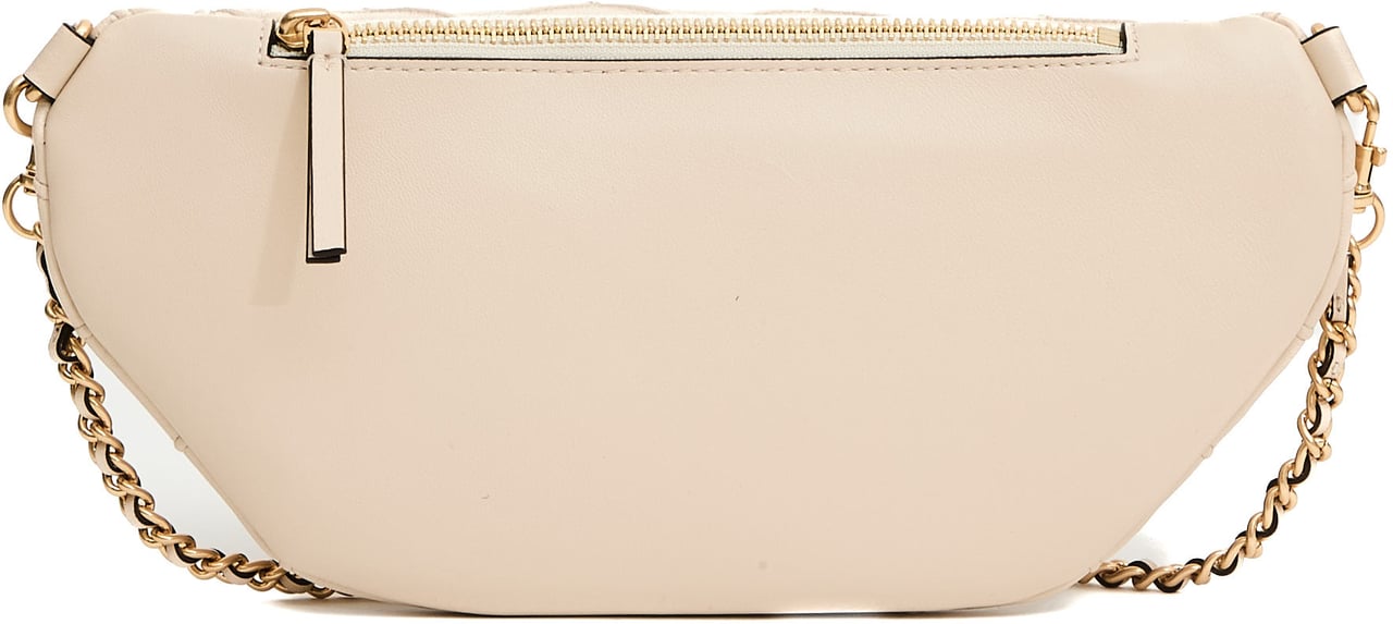 Tory Burch Belt Bag Double Zip New Cream Beige